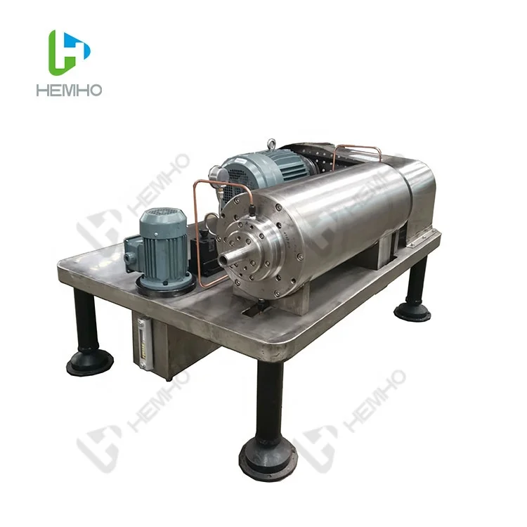 Hot Selling Quick Disassembly And Assembly Laboratory Separator Machine Pilot Sedimentation Small Decanter Centrifuge