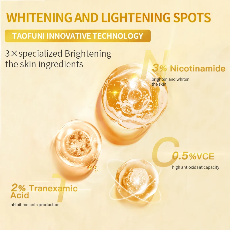 Hydrating Repair Skin Care Essence Facial Moisturizing Brightening Liquid Lightening Spots Whitening Skin Color Certified MSDS