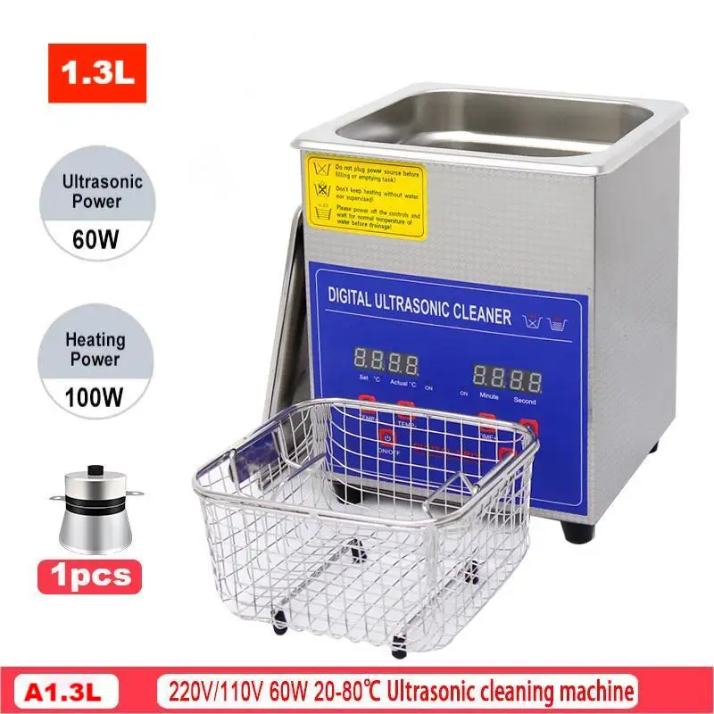 New Arriving Ultrasonic Cleaner 2L Homeuse Style 100W Heating Power For Cleaning Jewelry Necklaces Rings Earrings