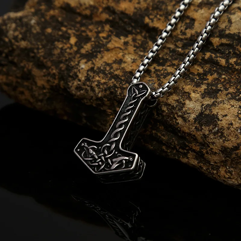 Viking якорь кулон Shuangluo VBB008 винтажное модное ожерелье пиратский корабль Якорь Ювелирные изделия из нержавеющей стали