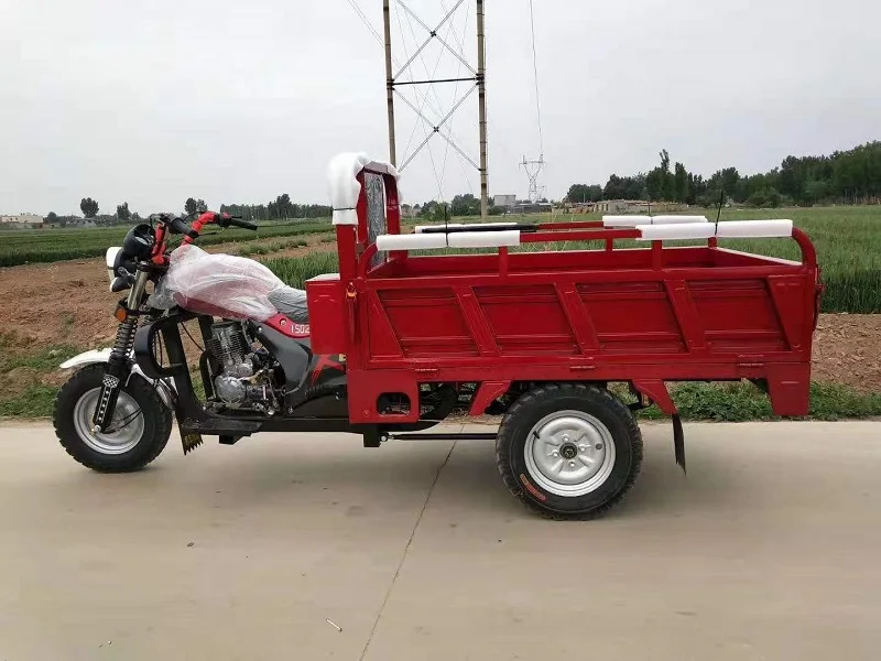 Very hot type dump tricycle motorcycle cargo freight tricycle fuel gasoline motorized tricycle