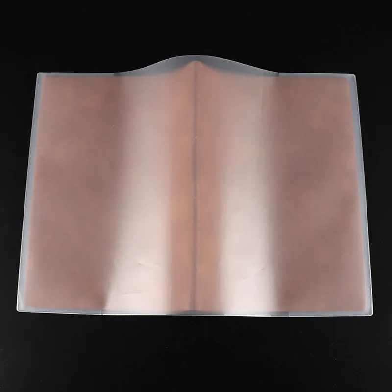 Book Cover B6 A6 A5 A4 Soft Colorful PVC Plastic Clear Waterproof OEM Logo Bulk Time Packing Color Feature Material Origin Oil