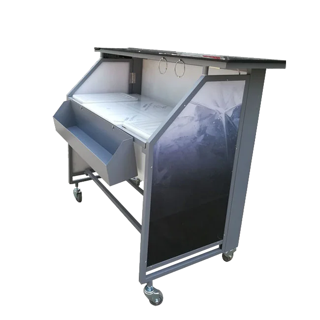 aluminum DJ table new design portable folding  with customized logo led lighting laptop stand