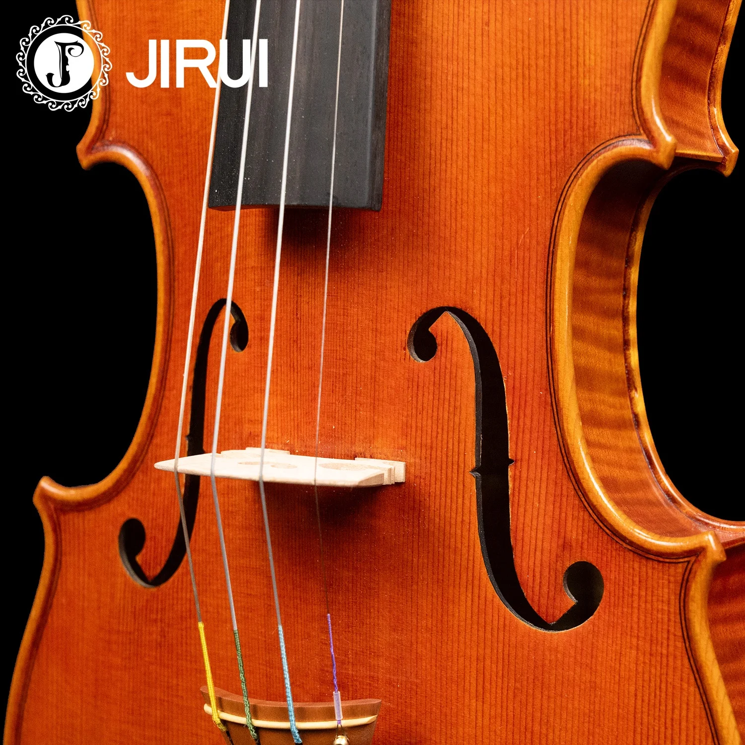 Full-Size Handmade Professional 1/32 -4/4 Violin Top Selling Advanced Flamed Maple with Spruce Face Nice Violin for Performance