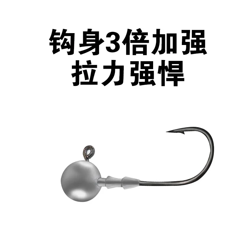 Wholesale Saltwater 30pcs Jighead Lead Jig Head Hooks Jig fishing hooks freshwater Barbed Hook Jig Head Fishing