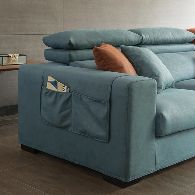 
Modern Sectional fabric Sofa Chinese Style Convertible Fabric Packing Modern Customizable Factory Provided couch 