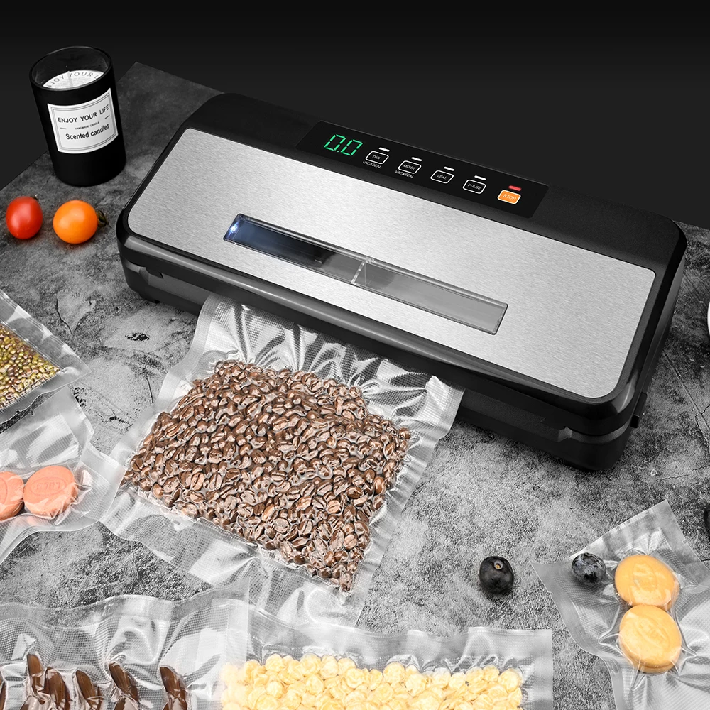 Safety NTC overheating protection vacuum sealer Automatic for kitchen food preservation Storage for Dry/Moist Product