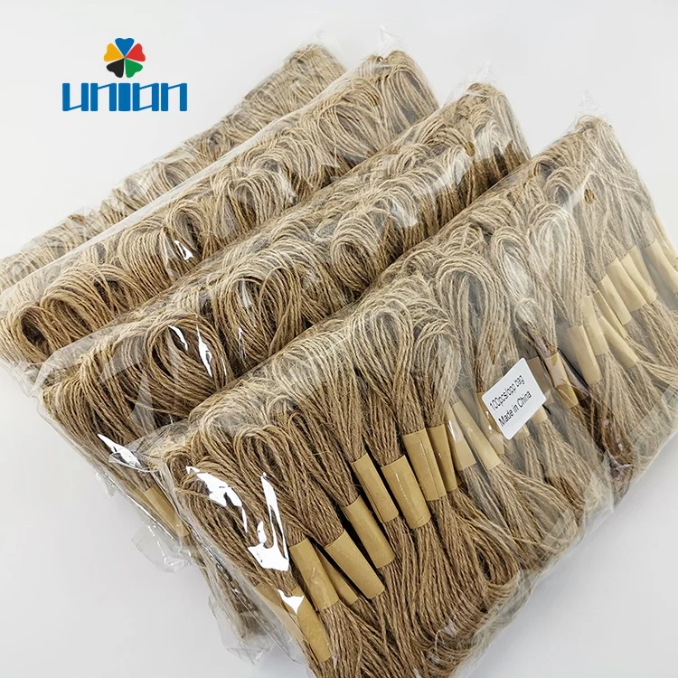 Wholesale DIY crafts gift box packaging rope diameter 1.0mm 1.5mm twisted Jute Cord