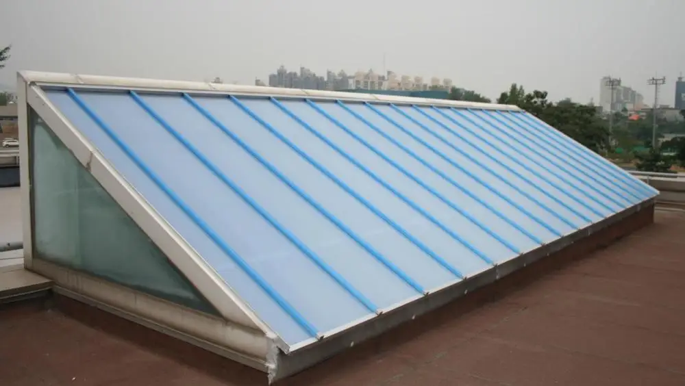 Clear polycarbonate multiwall u shaped sheet for roofing