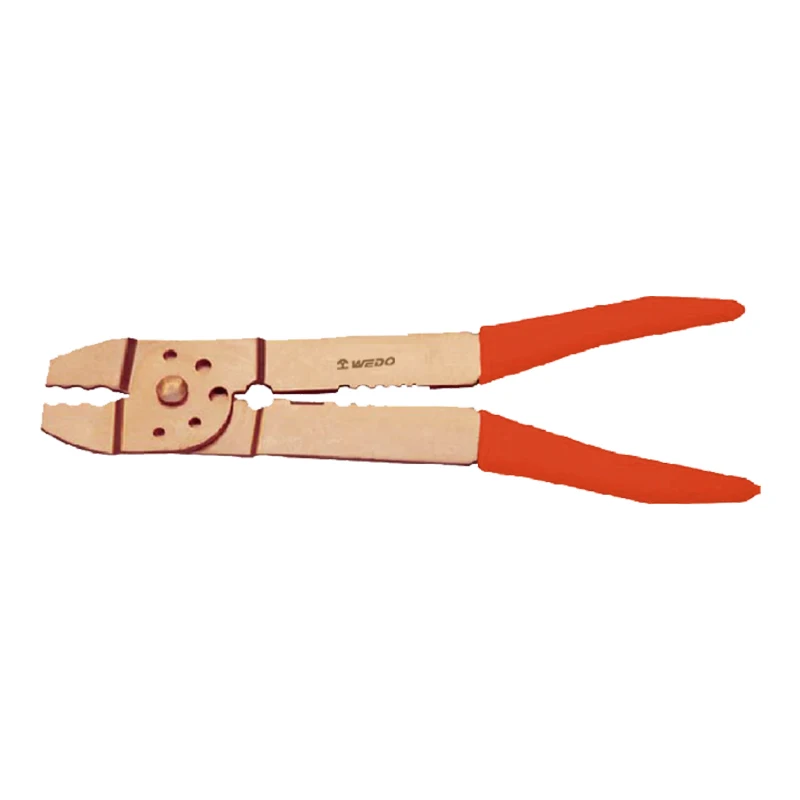 
WEDO Non Sparking Crimping Tool, Insulated Cable Connectors Aluminium Bronze and Beryllium Copper 
