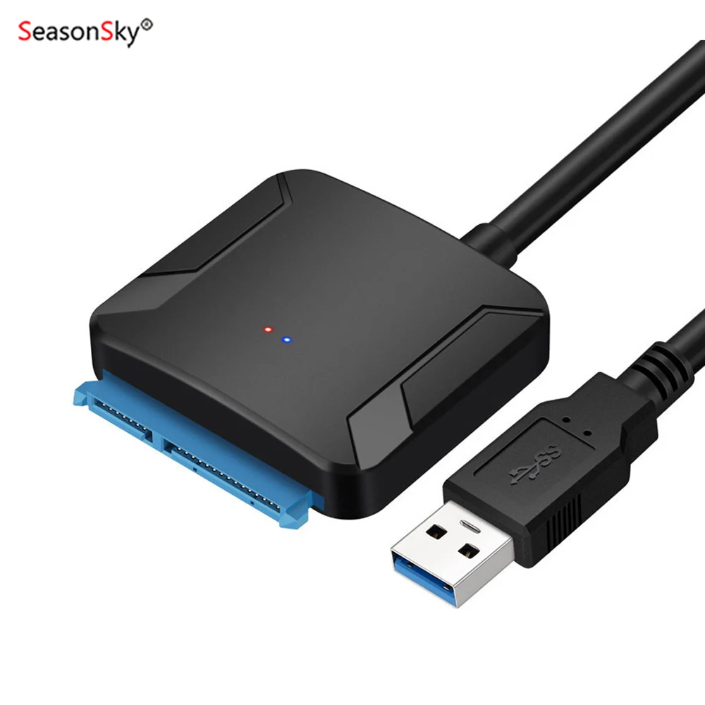 NEW USB 3.0 SATA 3 Cable Sata to USB Adapter Up to 6 Gbps Support 2.5 Inches External SSD HDD Hard Drive 22 Pin Sata III Cable