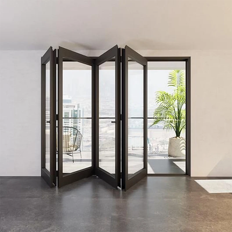 Blh-63 Fast Delivery Bi Fold Doors Exterior Interior Folding Doors Folding Door Hinge For Kitchen