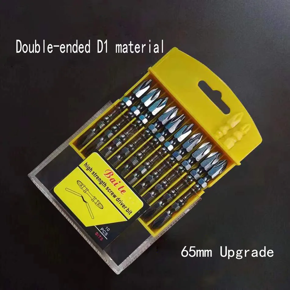 Phillips Bitdouble Head Electric Screwdriver Headstrong Magnetsuper Wear-resistant Batch Nozzle Steel Natural Torx Set Torx Key