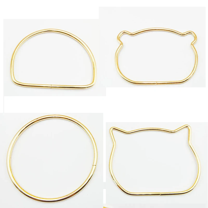 Deepeel MHD001 Bag Hardware Accessory Handbag Decoration Clasp Handle Connector Ring Handle