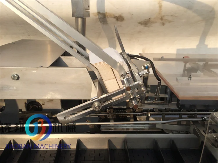 JB-120WZ Full automatic horizontal eye drop/chocolate cartoning machine