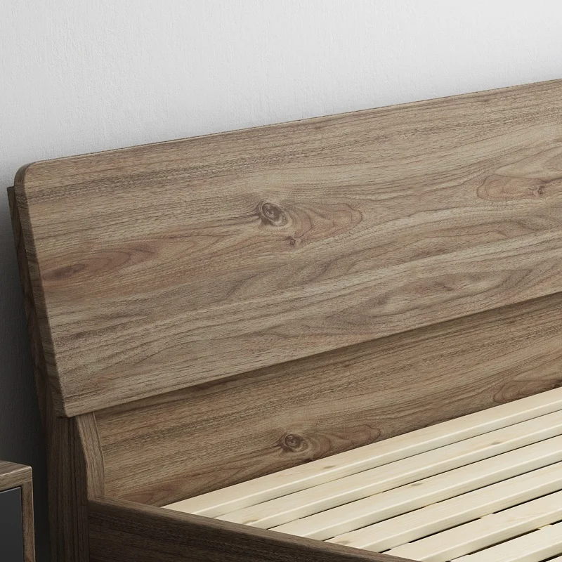 Hotel Using Wholesale Modern King Double Single Queen Size Custom Mdf Platform Headboard Wood Bed Frame