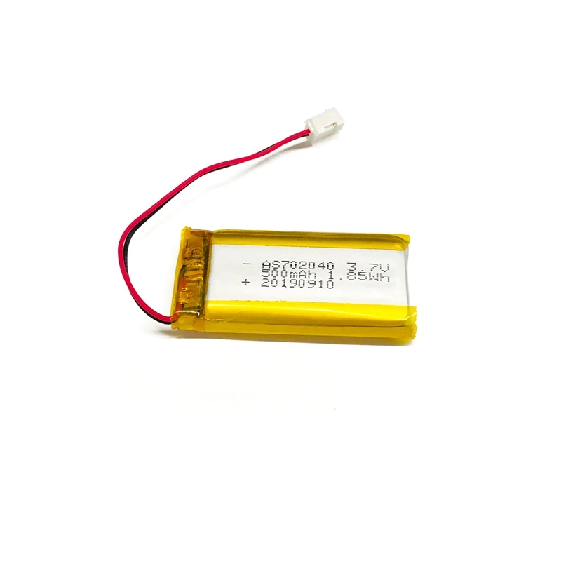 UL1642 CB CE UN38.3 certificates rechargeable battery 702040 3.7v 500mah lipo battery for mobile device