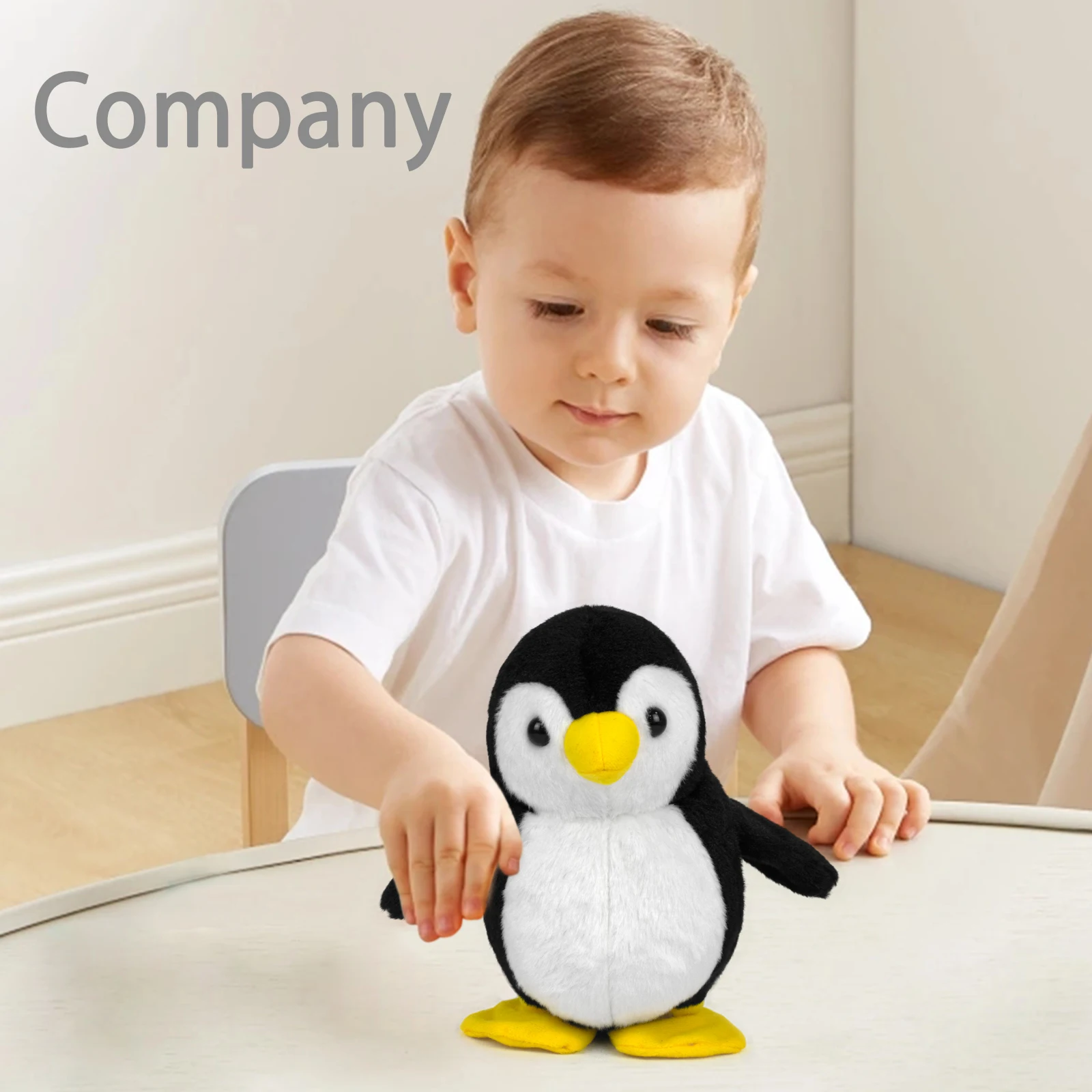 Hot Selling Children PLush Electronic Simulation Animals Owl Cartoon Toy Soft Penguin Repeat Walking Talking Toy