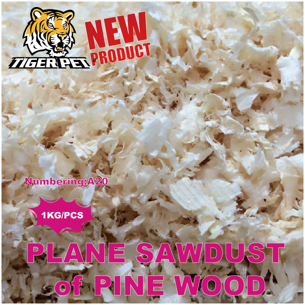 Small Pet Pine Wood Bedding Small Animal Bedding, White 24.6 Liters