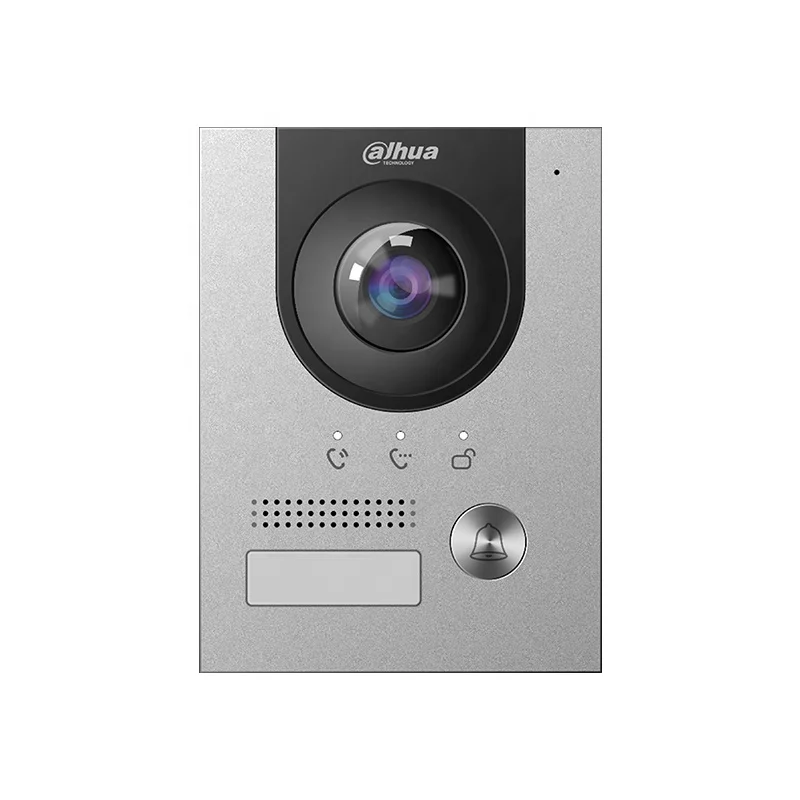 VTO2202F-P-S2 сетевой видеорегистратор Dahua 2-провод IP вилла станции двери PoE контроля доступа по отпечаткам