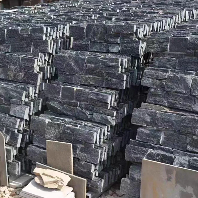 Outoodr Decorative Split Tumble Beige Travertine Culture Stacked Slate Stone For Outside Wall Cladding