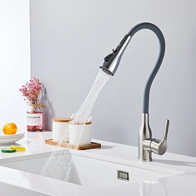 universal silicone water faucet spout with flexible hose 360 degree rotation double jet kitchenanti splash save water mixer tap