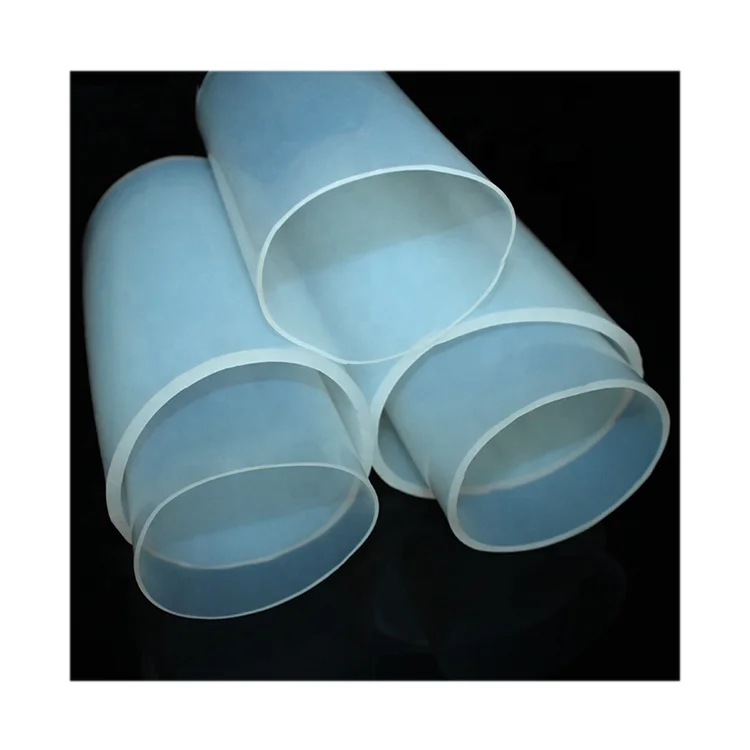 Custom heat resistant soft silicon tube food grade tube 120mm diameter clear silicone hose