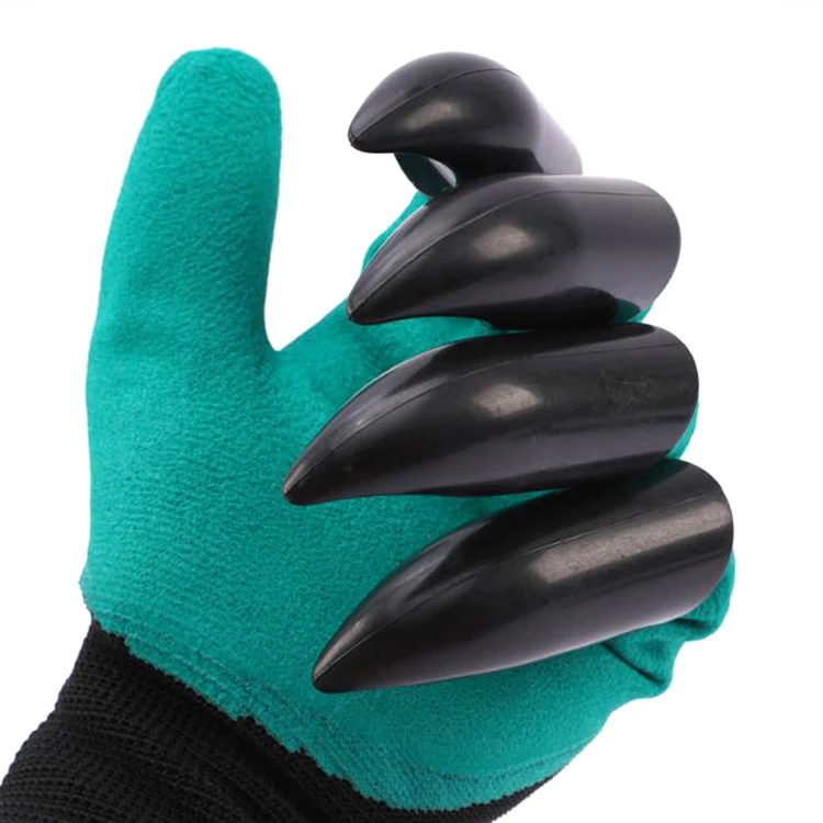 Водонепроницаемые латексные перчатки с когтями