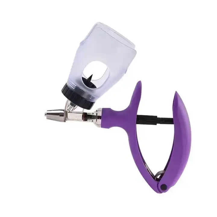 Automatic Veterinary Syringe 2ml 5ml Continuous Injector Vaccine Syringe for Poultry and Pig Veterinary Use