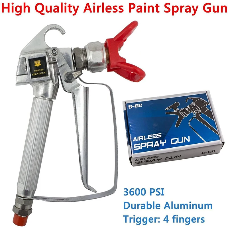 Airless Spray Gun With 517 Tips Nozzle For  High Pressure Airless Paint Sprayer
