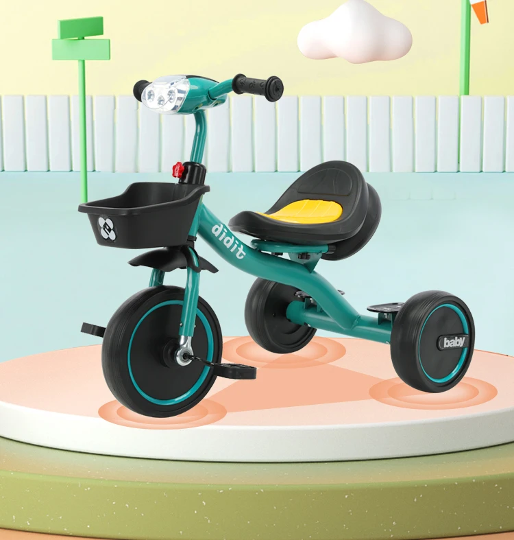 baby three wheel cycle tricycle for children 3-5 years enfants/child green trike with cheap price