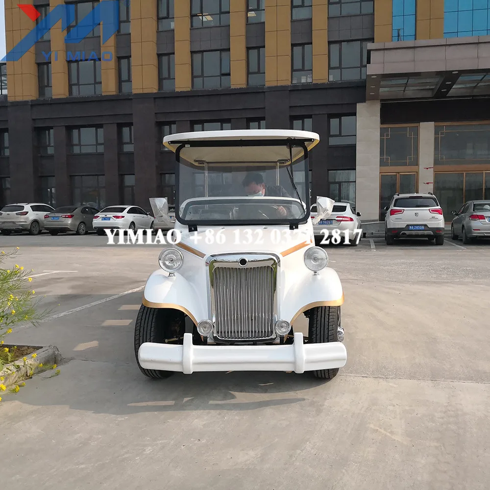 YIMIAO Electric Retro Vintage Classic Car New 8 Seats Model T Vintage Style Electric Classic Car