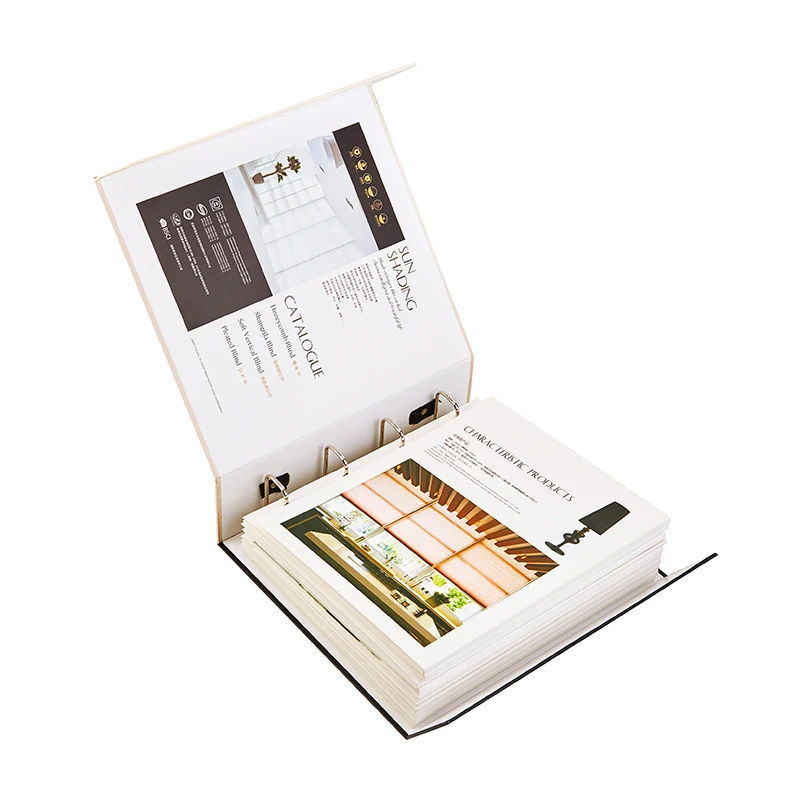 Cotton color card custom fabric sample book Fabric swatch book