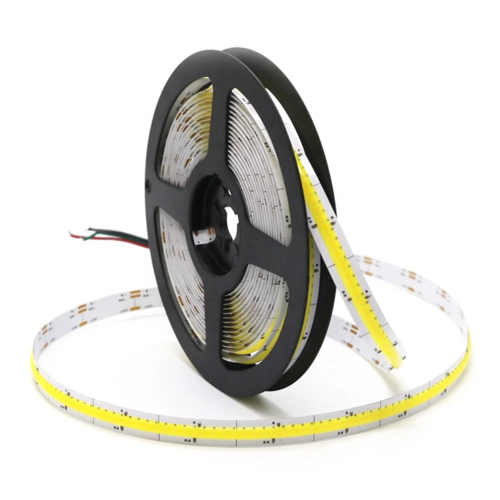 Fcob white led strip light RA>90 high density 480leds flexible fcob led strip light DC24V