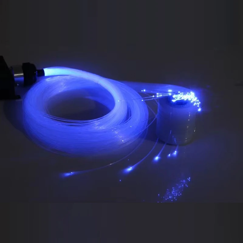 0.75mm 1.0mm 1.5mm 2mm 2.5mm end glow fiber optic lighting solid plastic optical fiber for lighting and decoration