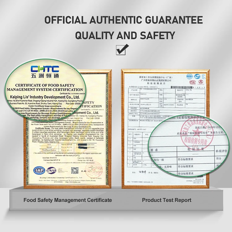 LISHI Good Nutrition Beverage Calcium Canned Dessert 245ml 72 Per Carton Nut Walnut Drinking Milk