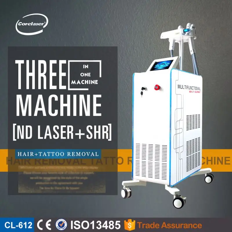 elite / CE approved Elight IPL RF Nd yag laser 3 in 1 multifunction beauty machine