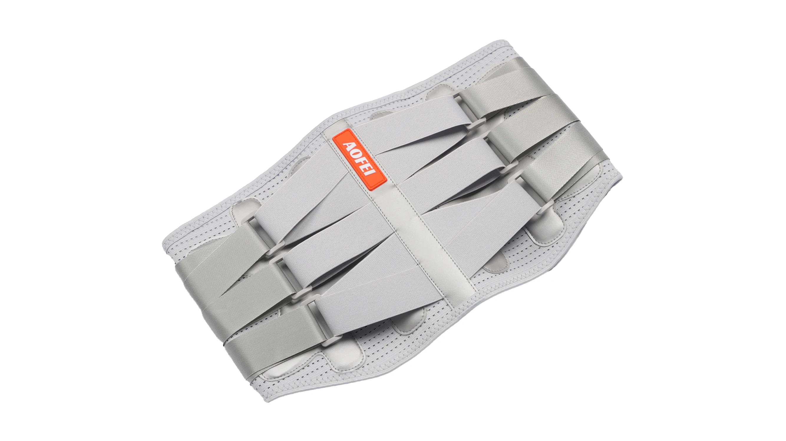 Plus large size neoprene grey girdle pull elastic band strong waist support lumbar support belt