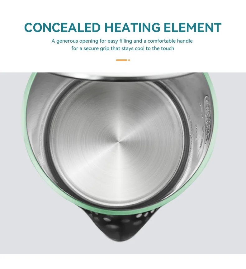 1.8L hot sale good quality kettle double layer hot water boiler 220V Stainless Steel electric kettle