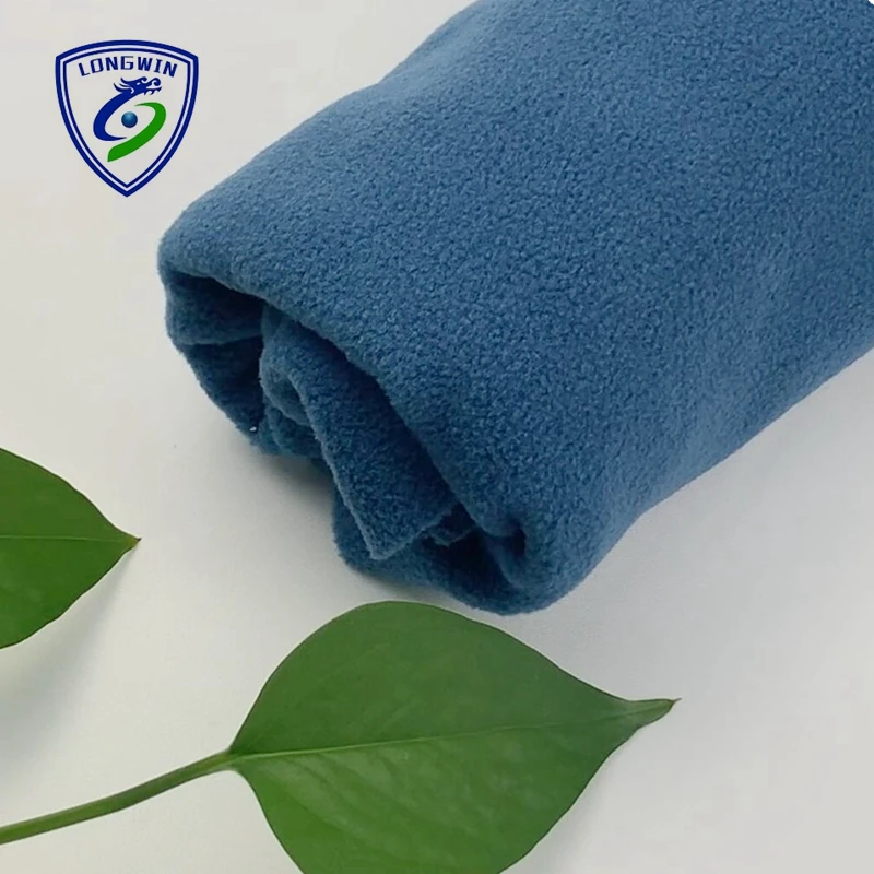 winter clothing double side brush one side anti pilling 100% polyester GRS 70% rpet recycled polyester polar fleece fabric