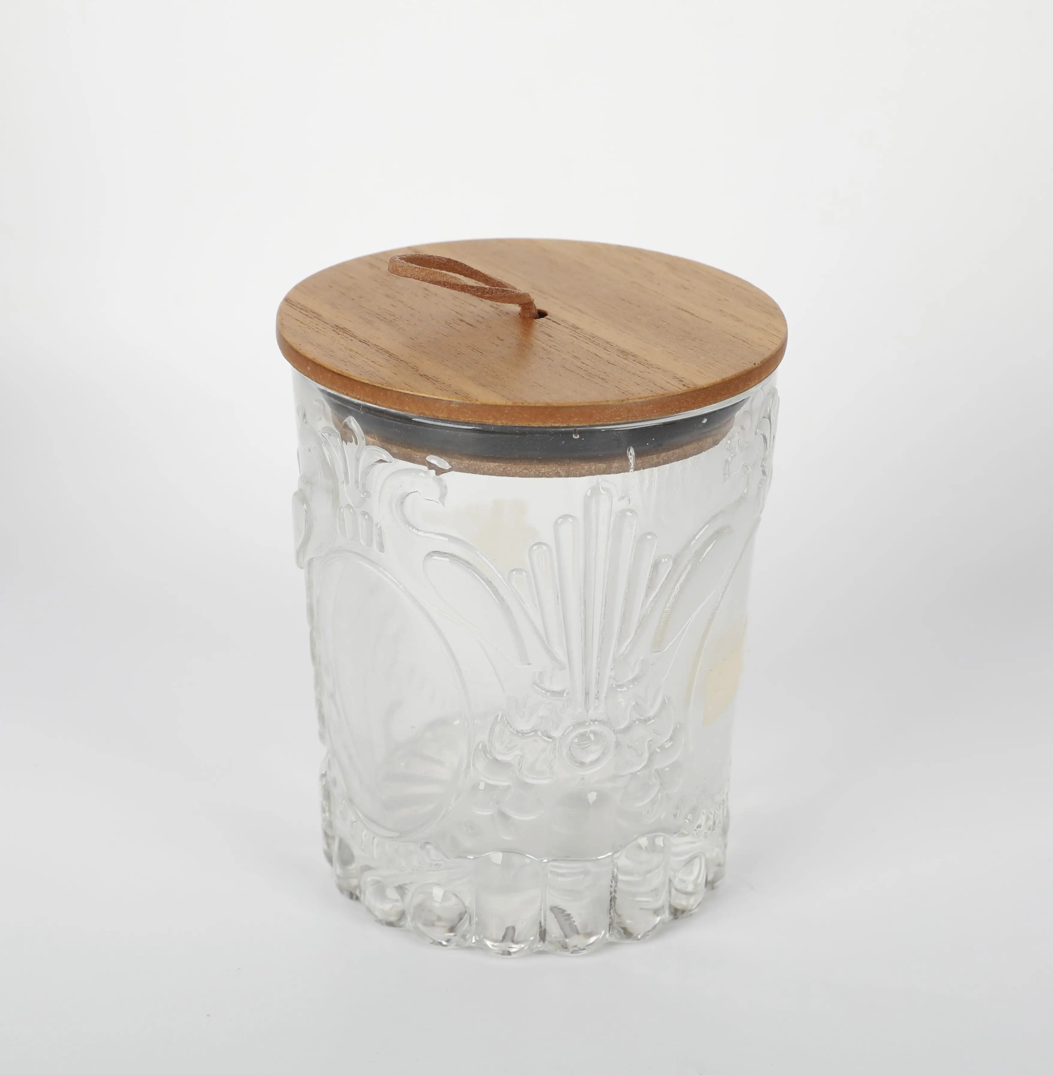 Custom Engraving Logo Smooth Touch Feel Wood Lid For Beer Can Glass Storage Camdle Jar Wood Lid