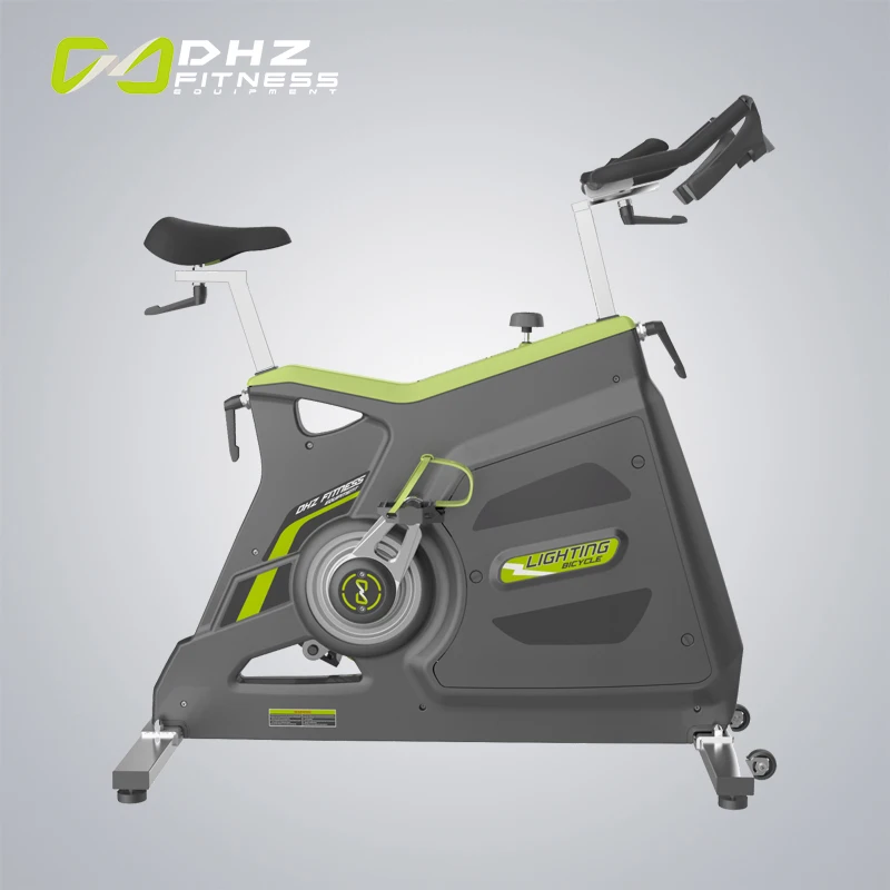 Spinning Bike 20Kg Magnetic With Auto Resistance Back Rest 2-In-1 Under-Desk Exercise Static Magnet Trainer Portable Bicycle