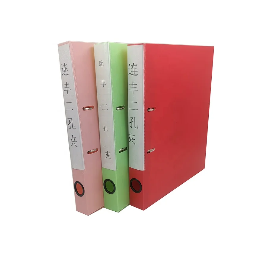 
 Оптовая продажа, офисные и школьные принадлежности, многоразовая папка для документов из полипропилена А4 с металлическим зажимом и 2D кольцом  