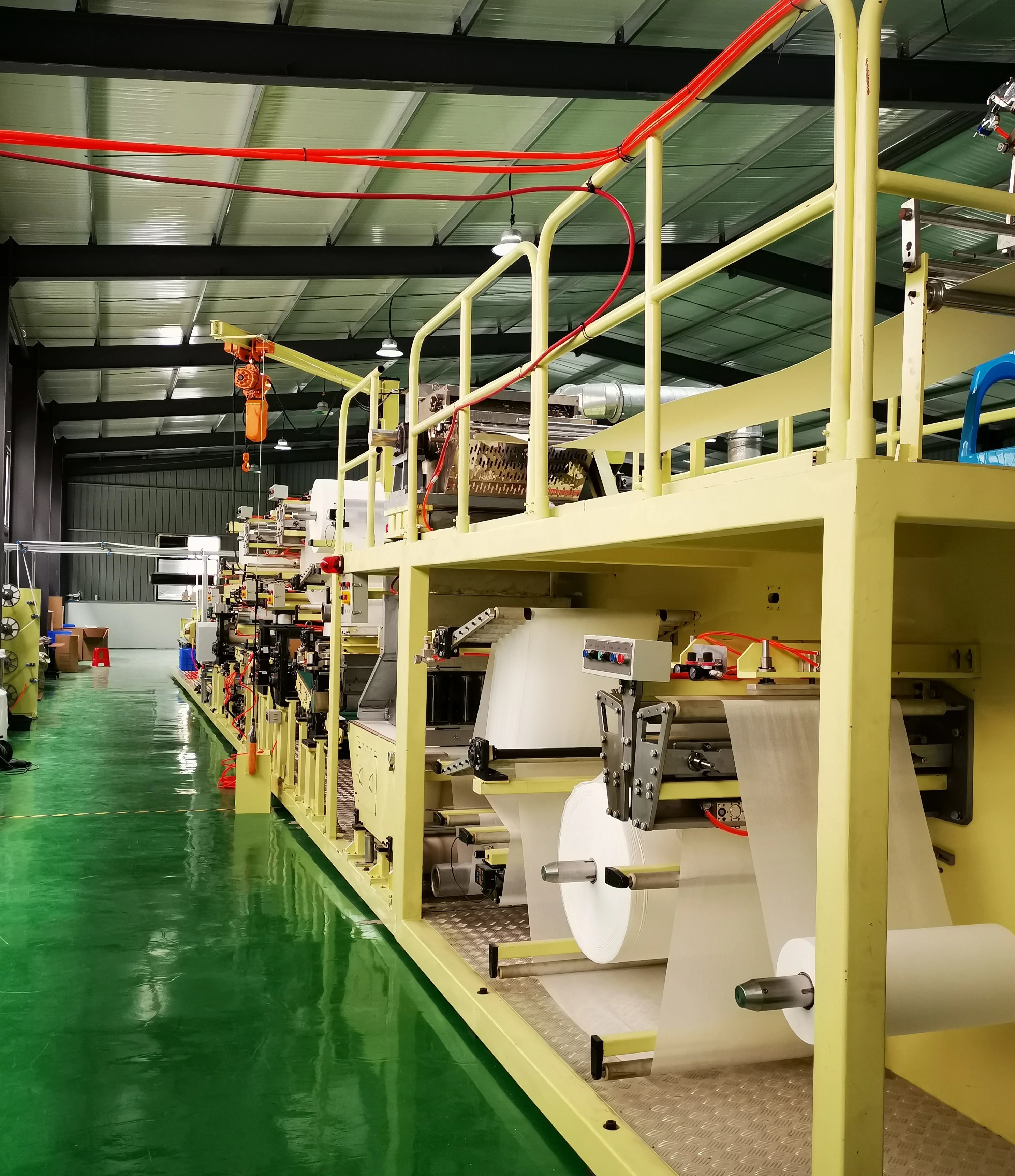 Disposable Full/ Semi Automatic Underpad Making Machine Pet Pad Production Line