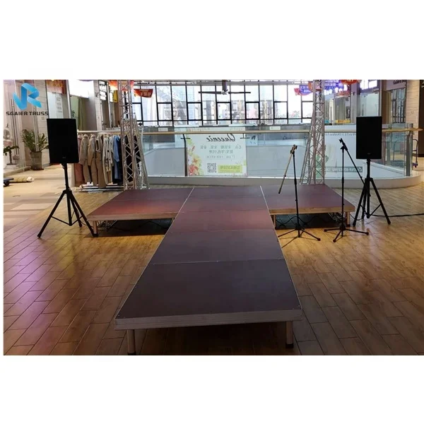 Plywood Stage Platform Portable Aluminum Stage Performance Equipment