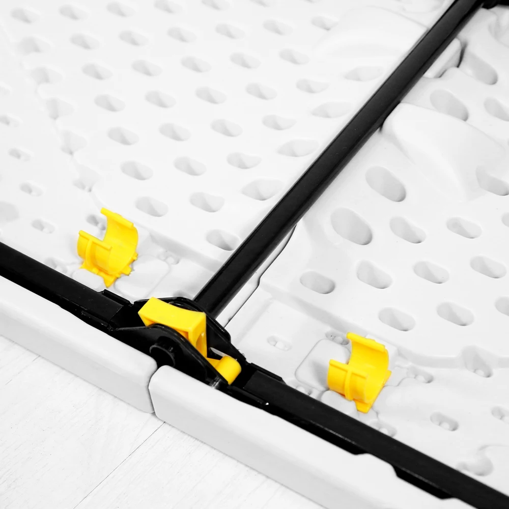 Heavy duty adjustable height 6 ft folding event tables folding