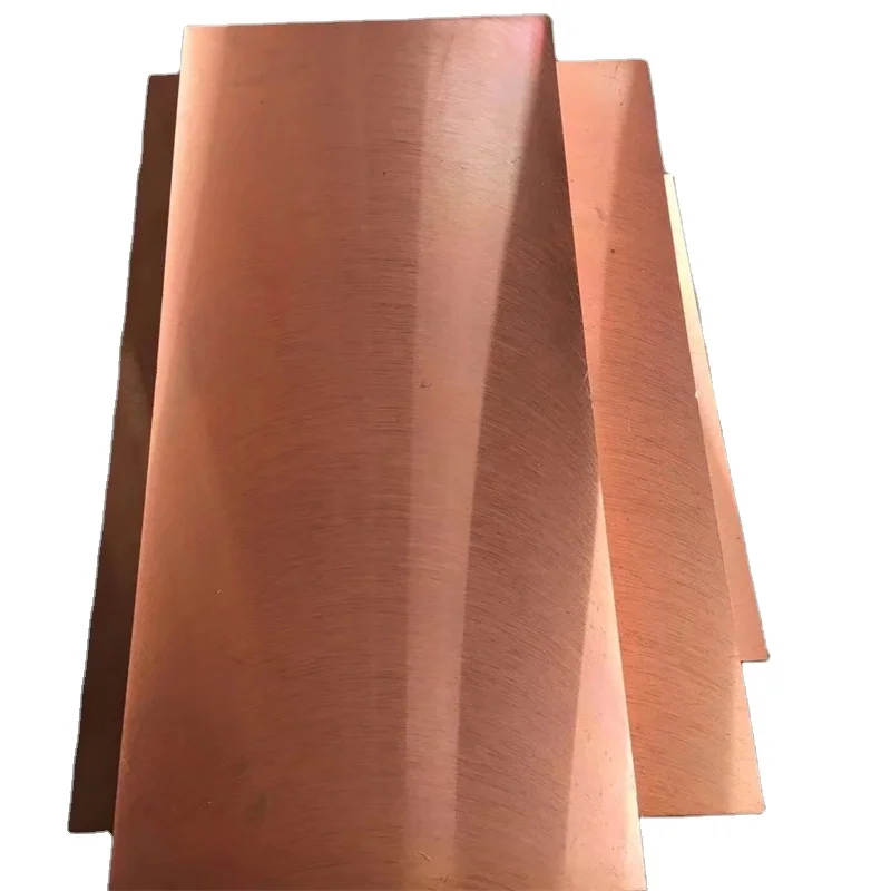 High quality professional Copper plate 1mm 2mm 3mm 4mm can be customized pure copper plate ex-factory price Coopers