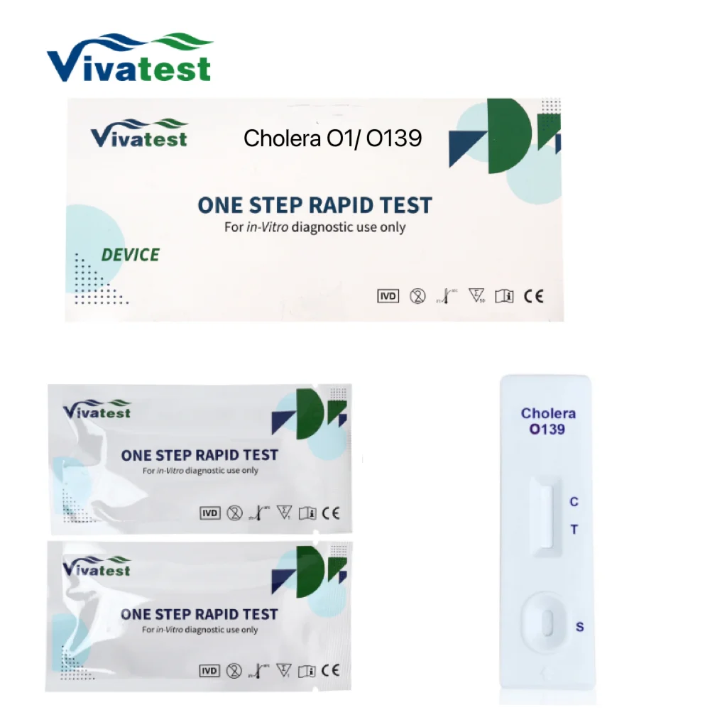 IVD rapid diagnostic test kits Vibrio Cholerae  reagent O1/O139 Antigen combo test kits