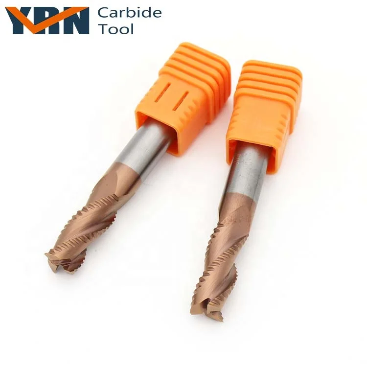 Recommended Solid Carbide Roughing Cutters 3 Flute Rough Milling Cutter HRC55 End Mill Side Face/ Step Shoulder/straight Slot