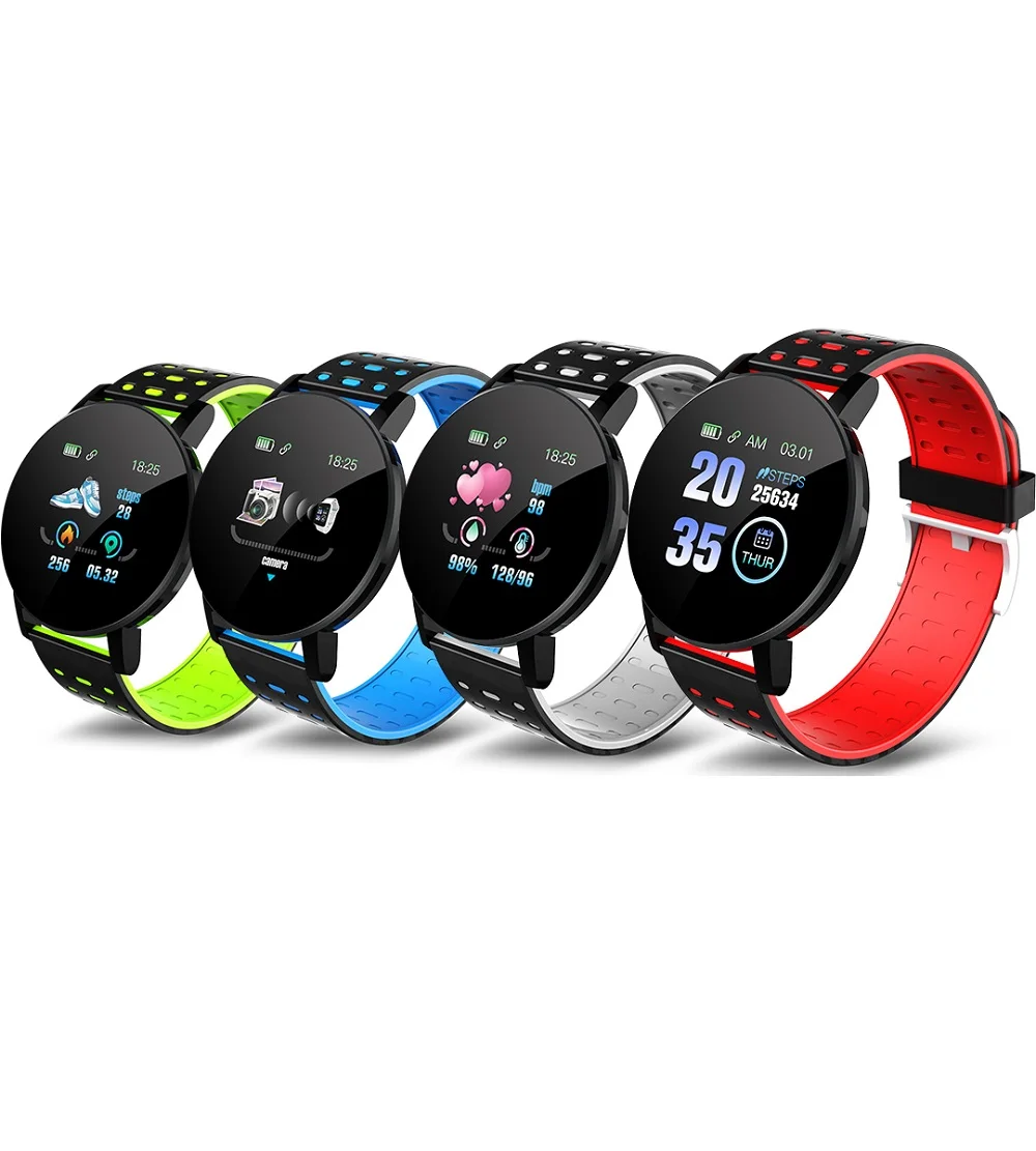 Smart Bracelet 119 fitness health sport android smart bracelets wristband BT tracker watch band